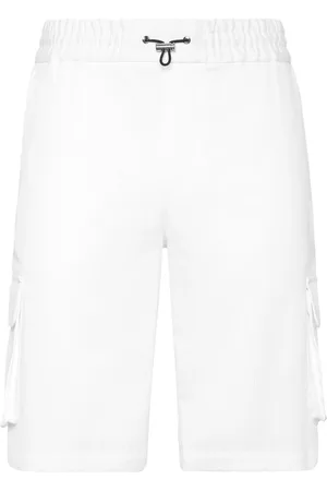 Philipp Plein Szorty, Mężczyzna, Biały, M, Denim, Stylowe szorty jeansowe
