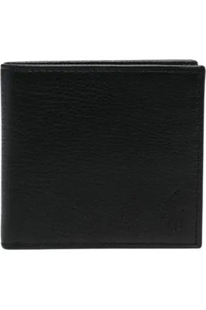 Ralph Lauren Akcesoria, Mężczyzna, Czarny, ONE SIZE, Skóra, Skórzany portfel
