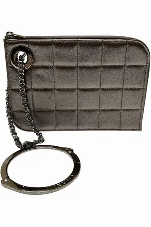 CHANEL Torebki, Kobieta, Szary, ONE SIZE, Skóra, Leather clutches