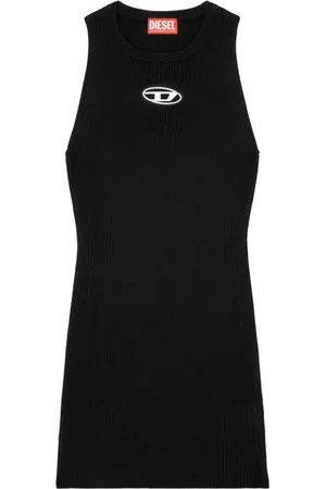 Diesel Sukienki, Kobieta, Czarny, L, Elegancka Sukienka M-caddix dla Kobiet