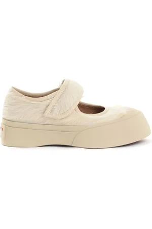 Marni Buty, Kobieta, Beżowy, 40 EU, Stylowe Sneakersy na Co Dzień