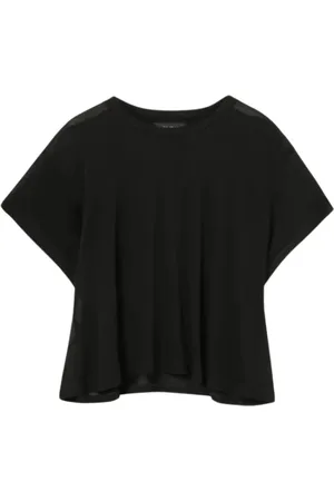 Dondup Koszulki, Kobieta, Czarny, S, Klasyczna Koszulka T-Shirt
