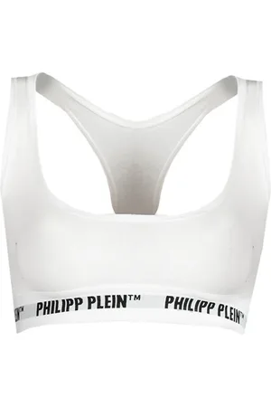 Philipp Plein Sport, Kobieta, Biały, XL, Bi-Pack Bra