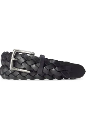 Ralph Lauren Akcesoria, Mężczyzna, Czarny, L, Skóra, Skórzany pasek casual