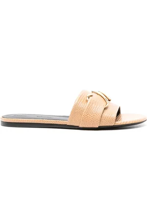 Proenza Schouler Buty, Kobieta, Beżowy, 36 EU, Klapki Monogram Slide