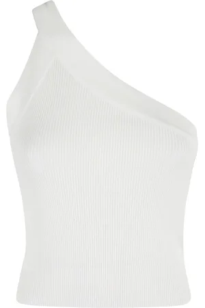 IRO Koszulki, Kobieta, Biały, M, Ecru Crop Top Fethy Monospalla