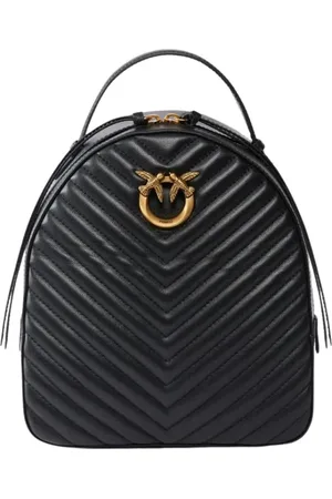 Pinko Torebki, Kobieta, Czarny, ONE SIZE, Skóra, Love Click Backpack