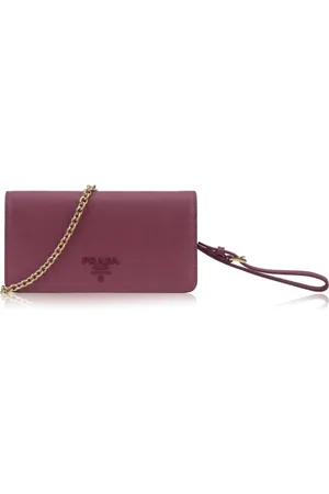 Prada Akcesoria, Kobieta, Czerwony, ONE SIZE, Skóra, Skórzana torba na ramię