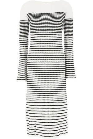 Proenza Schouler Sukienki, Kobieta, Wielobarwność, L, Poliester, Sukienka Midi