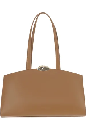 BENEDETTA BRUZZICHES Torebki, Kobieta, brązowy, ONE SIZE, Zamsz, Torba Torebka Skórzana z Magnetycznym Zapięciem