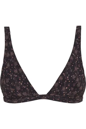 Cortana Stroje kąpielowe, Kobieta, Czarny, S, Khata, bikini top hedy print