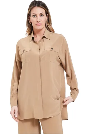 Max Mara Bluzki, Kobieta, brązowy, S, Bluzka Panfilo
