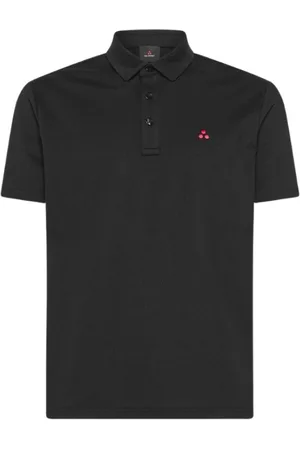 Peuterey Koszulki, Mężczyzna, Czarny, XL, Bawełna, Stylowa Koszulka Polo