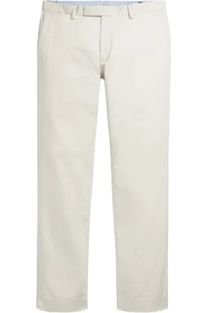 Ralph Lauren Spodnie, Mężczyzna, Beżowy, W33, Bawełna, Spodnie Chino Slim Fit Stretch