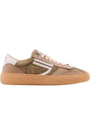 Puraai Buty, Mężczyzna, Wielobarwność, 42 EU, Nylon, Vintage Golden Beach Sneakers