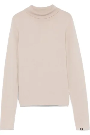 EXTREME CASHMERE Swetry, Kobieta, Beżowy, ONE SIZE, Kaszmir, Sweter z golfem Audrey z kaszmiru