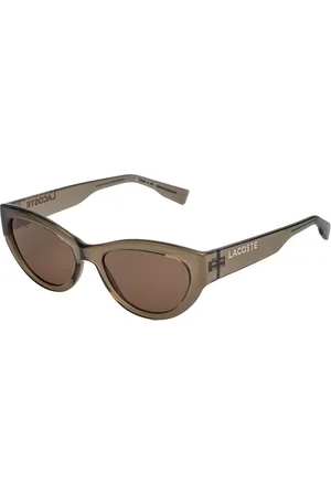 Lacoste Akcesoria, Kobieta, brązowy, ONE SIZE, Nowoczesne Okulary Przeciwsłoneczne w Acetacie