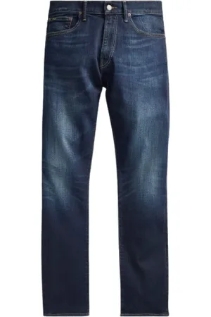 Ralph Lauren Jeansy, Mężczyzna, Niebieski, W33, Bawełna, Dżinsy Slim Fit Sullivan