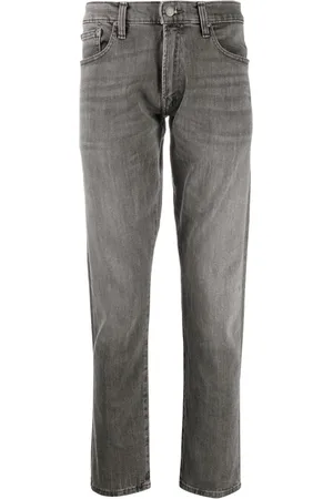 Ralph Lauren Jeansy, Mężczyzna, Szary, W38 L34, Bawełna, Skinny Jeansy z 5 kieszeniami