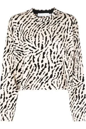 Proenza Schouler Bluzki, Kobieta, Beżowy, M, Bawełna, Luksusowe bawełniane golfy