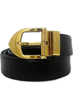 LOUIS VUITTON Pre-owned, unisex, Czarny, ONE SIZE, Skóra, Pre-owned Leather belts