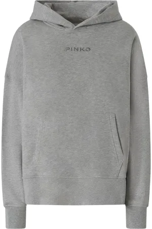 Pinko Bluzy, Kobieta, Szary, M, Bawełna, Szara bluza na deszczowe dni