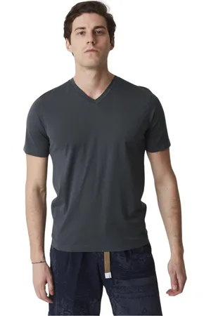 Daniele Fiesoli Koszulki, Mężczyzna, Czarny, M, T-Shirt z Dekoltem w Szpic