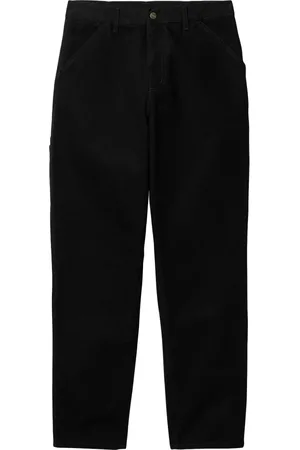 Carhartt Jeansy, Mężczyzna, Czarny, W29, Czarne bawełniane spodnie z luźnym krojem