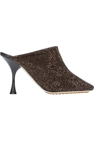 Bottega Veneta Buty, Kobieta, brązowy, 38 EU, Zamsz, Sandały Brązowe
