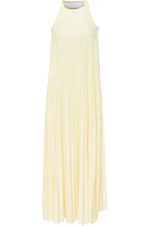 Sportmax Sukienki, Kobieta, Żółty, M, Elegancka Sukienka 12621042600-001
