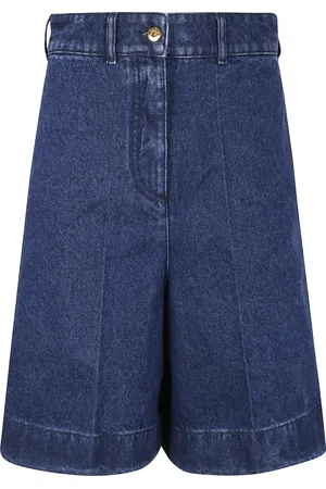 Patou Szorty, Kobieta, Niebieski, S, Denim, Denim Bermuda Shorts