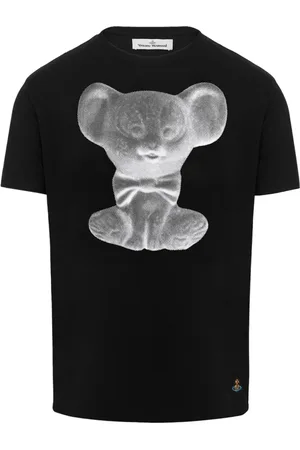 Vivienne Westwood Koszulki, Mężczyzna, Czarny, M, Klasyczny Czarny T-shirt z Myszką