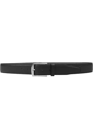 Kiton Akcesoria, Mężczyzna, Czarny, 105 CM, Czarna Skórzana Portmonetka