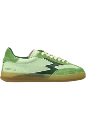 MOA MASTER OF ARTS Buty, Kobieta, Zielony, 37 EU, Len, Zielone Sneakersy z Szczegółami Mięty