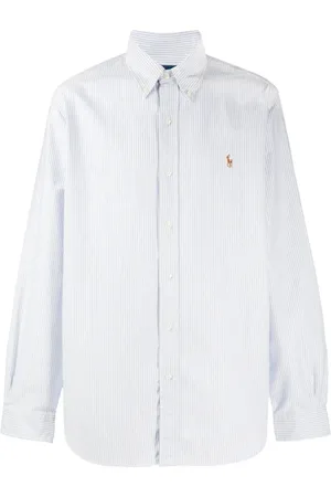 Ralph Lauren Koszule, Mężczyzna, Biały, M, Koszula sportowa z długim rękawem
