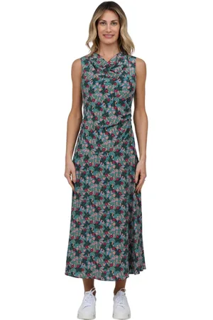 Max Mara Sukienki, Kobieta, Wielobarwność, S, Sukienka midi