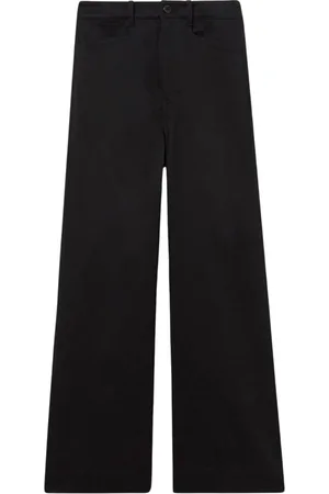 Proenza Schouler Spodnie, Kobieta, Czarny, M, Bawełna, Elastyczne Kuloty z Bawełnianego Twillu Aw 23