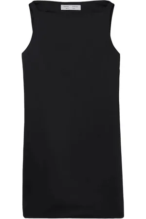 Proenza Schouler Koszulki, Kobieta, Czarny, M, Poliester, Satynowa Sukienka Mini