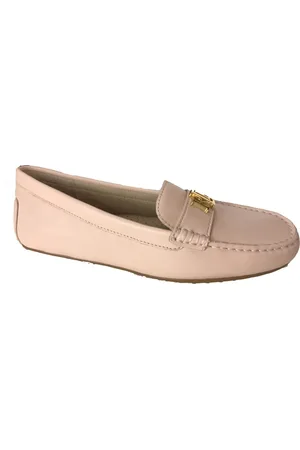 Ralph Lauren Buty, Kobieta, Różowy, 38 EU, Skóra, Mokasyny typu Driver