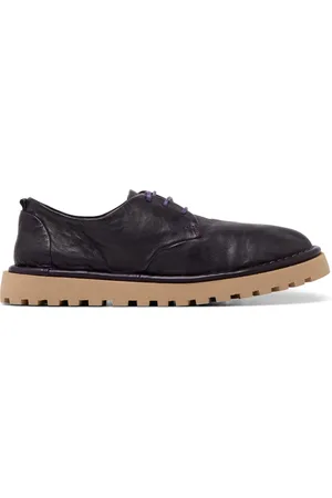 MARSÈLL Buty, Kobieta, Fioletowy, 39 EU, Zamsz, Fioletowe Buty Derby z Unikalnym Designem