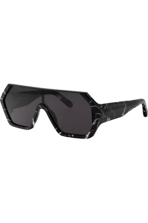 Philipp Plein Akcesoria, Mężczyzna, Czarny, ONE SIZE, Stylowe okulary przeciwsłoneczne