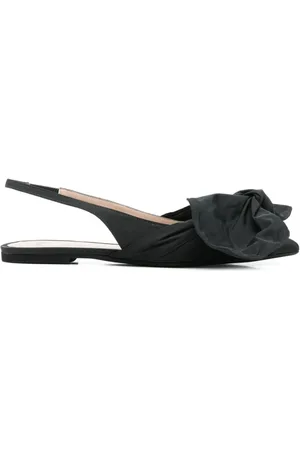 Nº21 Buty, Kobieta, Czarny, 36 1/2 EU, Czarne płaskie buty Elegancki styl