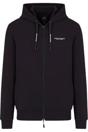 Armani Exchange Bluzy, Mężczyzna, Niebieski, S, Niebieski Kardigan Męska Moda