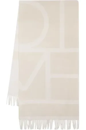 Totême Akcesoria, Kobieta, Beżowy, ONE SIZE, Wełna, Wool scarves