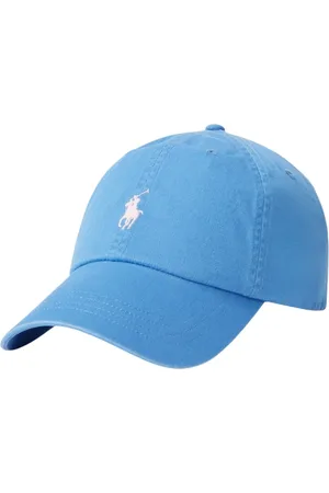 Ralph Lauren Akcesoria, Mężczyzna, Niebieski, ONE SIZE, Bawełna, Bawełniana Czapka z Daszkiem Chino
