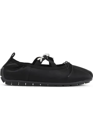 Simone Rocha Buty, Kobieta, Czarny, 39 EU, Czarne Baletki dla Kobiet