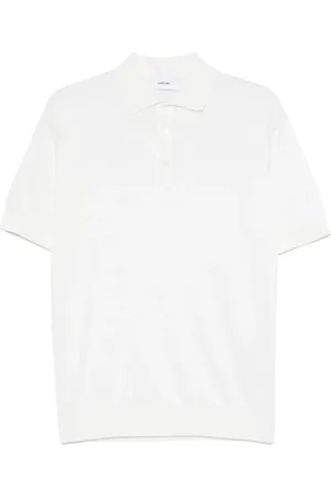 LARDINI Koszulki, Mężczyzna, Biały, M, Stylowa męska koszulka polo