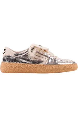 Puraai Buty, Kobieta, Szary, 39 EU, Srebrne Sneakers Mod. 4.05 Polly