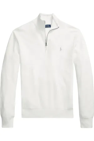 Ralph Lauren Swetry, Mężczyzna, Biały, S, Bawełna, Bawełniany sweter Truck