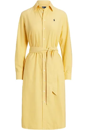 Ralph Lauren Sukienki, Kobieta, Żółty, S, Elegancka Sukienka